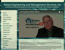 Tablet Screenshot of kimesengineering.com